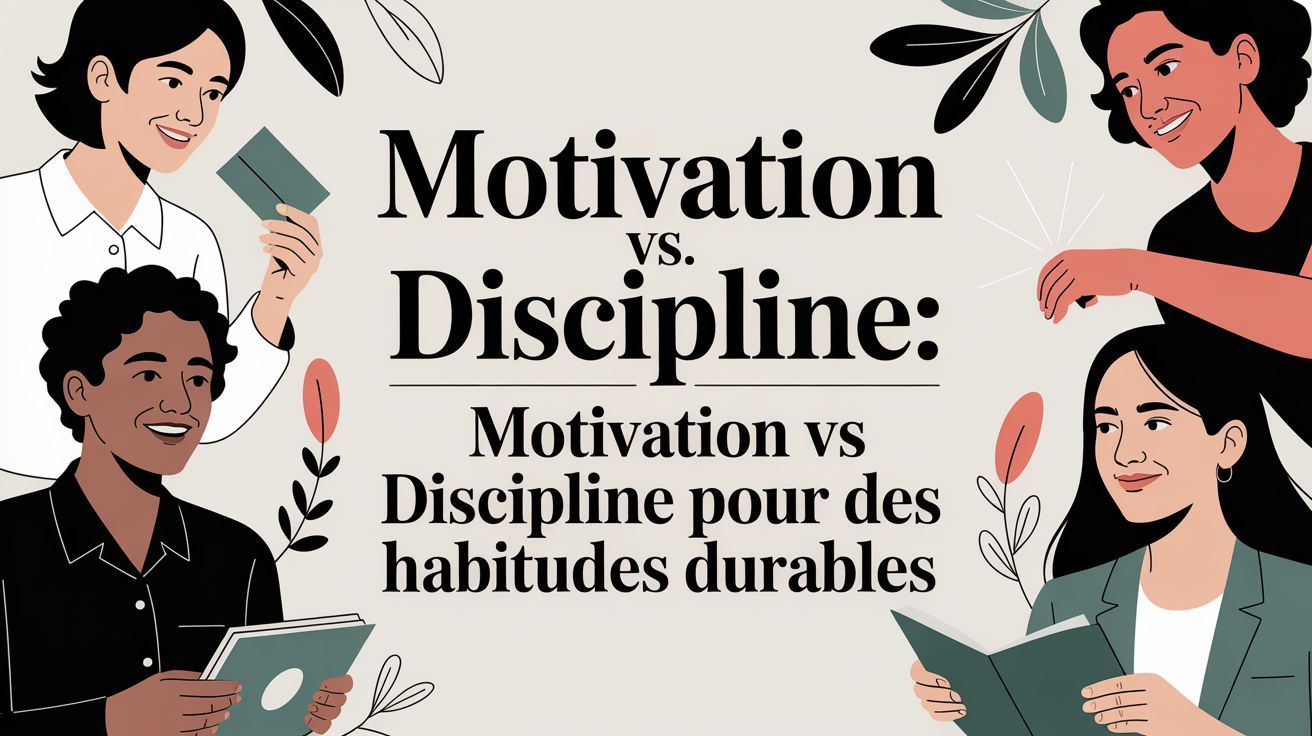 Motivation vs discipline : pourquoi la discipline gagne pour mettre en place des habitudes durables